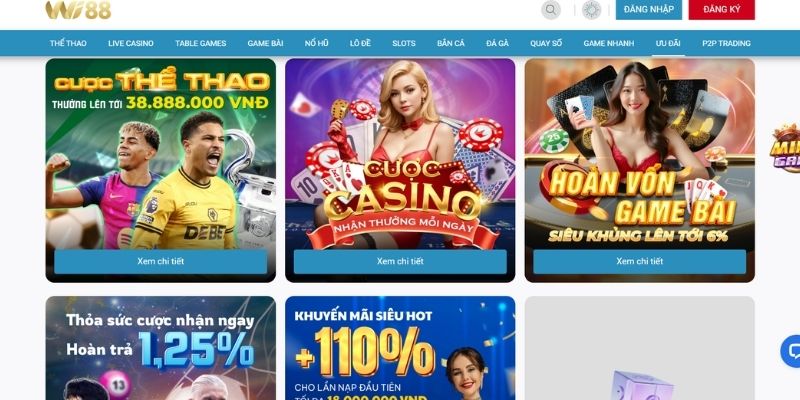 Cách tham gia nhận khuyến mãi WI88