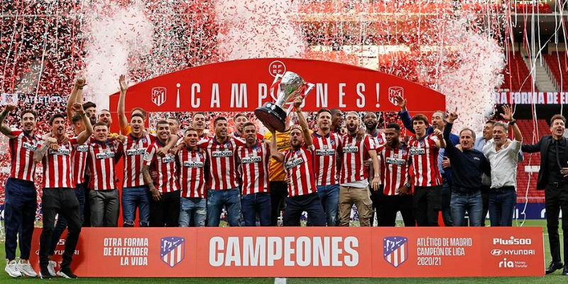 Atlético Madrid với thành tích vượt trội